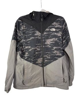 The North Face Gray & Black Windbreaker Aryi 3-in-1 Triclimate Jacket,size L